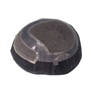 ท็อปเปอร์ผมผู้ชาย Taz Hair ทำจากผมแท้ 100% ความหนาแน่น 60%-150% ผมแท้เรมี่อินเดีย กันน้ำ ลอนคลื่น - Product Image 5