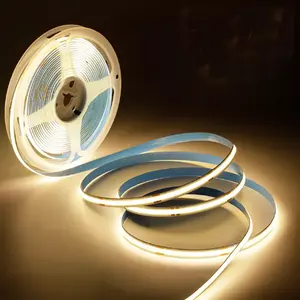 2022 신제품 8mm Led Cob 스트립 24v 라이트 스트립 Usb Tv 백라이트 플렉스 12v 울트라 얇은 작은 Cob Led 스트립 라이트