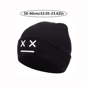Nuevo Gorro de Invierno Bordado para Hombre y Mujer, Gorro Unisex, Gorro de Punto Cálido para Otoño, Gorro Deportivo de Hip Hop para Mujer, Gorro de Esquí - Product Image 2