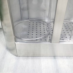 Chất Lượng Cao 4-Ngăn Thép Không Gỉ Tái Chế Bin, Lớn Trong Suốt Thùng Rác Có Thể Cho Sân Bay - Product Image 4