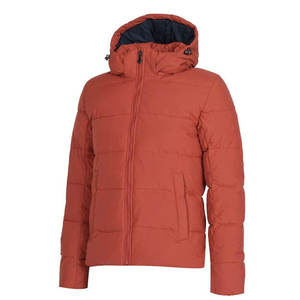 Veste polaire d'hiver en laine et polyester pour homme col montant à capuche tissée Vente en ligne au meilleur prix Décoration de poche teinture unie - Product Image 2