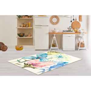 Alfombra Flores, Alfombras con Diseño Abstracto de Flores, Alfombra Flores Dali, Alfombras de Reproducción, Alfombra Delgada No Tejida - Product Image 2