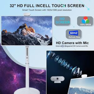 จอภาพแบบพกพาอัจฉริยะขนาด 32 นิ้ว พร้อมหน้าจอสัมผัส พกพาสะดวก พร้อมฟีเจอร์อัจฉริยะ - Product Image 6