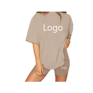 Conjuntos de pantalones cortos para mujer de diseño personalizado superventas conjuntos cortos transpirables de 2 piezas para mujer en nuevo stock - Product Image 5