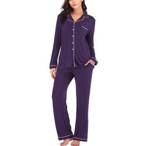 ชุดนอนแขนยาวผ้าฟลีซสำหรับผู้หญิง ปรับแต่งโลโก้ด้านหน้าได้ ผลิตภายใต้แบรนด์ส่วนตัว ผลิตในประเทศปากีสถาน - Product Image 1