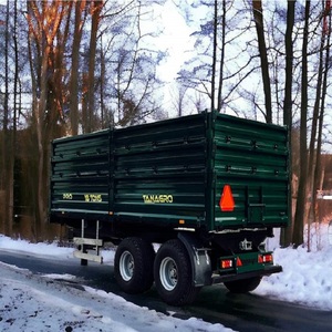 Remolque agrícola de primera calidad con sistema de descarga basculante, diseñado para tractores, con gran capacidad de carga y descarga suave. - Product Image 4