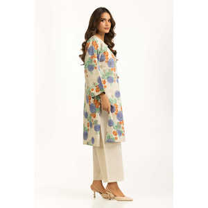 Conjunto Casual IPST-55313 de Viscosa Jacquard Estampado con Cuello Redondo y Mangas Tres Cuartos para Primavera/Verano - Product Image 1