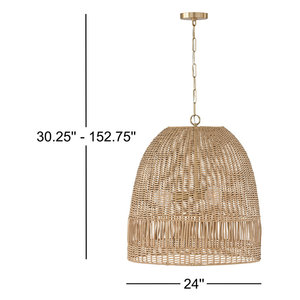 Gerena Novelty & Creative Home Decoration <b>3</b>-<b>Light</b> Dome <b>Pendant</b> - Product Image 4