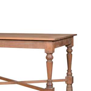 Juego de Comedor de Madera Moderno y Tradicional con Diseño Convertible, Cubierta Rectangular de Mármol para Uso en el Hogar o Hotel - Product Image 4