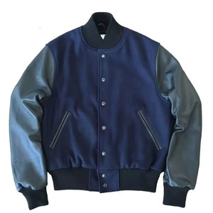 OEM bordado especial personalizado Versity Bomber chaqueta de béisbol con bolsillos para los hombres más CollegeBaseballjacket para hombres - Product Image 2