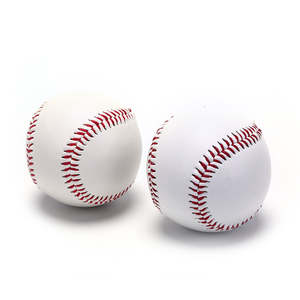 Balles de baseball de haute qualité de 8cm faites à la main Balles de baseball intérieures en caoutchouc supérieur en PU Balle de softball Balle d'entraînement Balles de baseball d'exercice - Product Image 3