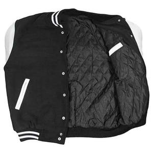 Veste universitaire en laine épaisse pour homme, veste de baseball chaude d'hiver, capuche, taille plus, doublure légère - Product Image 3