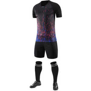 ชุดยูนิฟอร์มฟุตบอลแขนเสื้อครึ่งแขนพิมพ์ลายซับลิเมชันปรับแต่งได้พิมพ์โลโก้ได้ตามต้องการ - Product Image 2