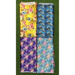 Tissu imprimé en satin Malai doux et léger pour Kurti Tops Robes occidentales Conception de mode Boutique de couture et vêtements DIY - Product Image 3