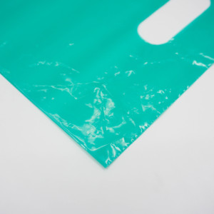ถุงช้อปปิ้งพลาสติกแบบมีด้ามจับทำจากพลาสติก Mylar แบบไดคัท - Product Image 2