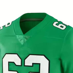 Bajo MOQ Diseña tu propia camiseta de fútbol americano Ropa deportiva Nuevo diseño Camiseta de fútbol americano - Product Image 5