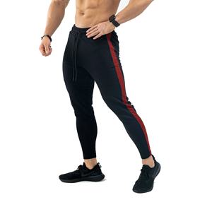 Pantalon en coton décontracté pour hommes de la meilleure qualité, fabriqué sur mesure, pantalon léger en molleton plat à l'avant, conception OEM, broderie pour l'extérieur - Product Image 1