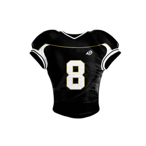 Uniforme de fútbol americano de alta calidad para hombre, manga corta, 100% poliéster, transpirable, personalizable, nombre y logotipo del equipo - Product Image 6
