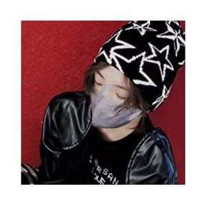 Gorros Personalizables de Punto, Mezcla de Lana, Diseño Jacquard con Letras y Estrellas, Estilo Lindo de los 2000, Cálido, Suave, de Alta Calidad y Moda - Product Image 4