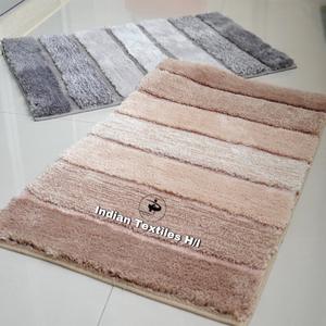 Alfombra de baño de algodón con mechones suaves de alta calidad y moderna de lujo hecha a máquina diseño ITHL precio al por mayor directo de fábrica - Product Image 1