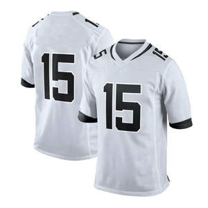 Best Jersey Drift Fashion <b>Silver</b> White Black Football Jersey Breathable Custom Name and Number Sports American Football Jersey - Product Image 1