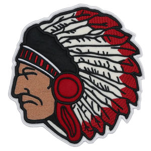 Parches de Lona Personalizados con Bordado, Diseños de Oso Espeluznante, Flores y Alfabeto, Ecológicos para Ropa y Chaquetas, DIY, MOQ 50 - Product Image 3