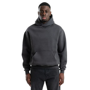 Sudadera con Capucha Extra Grande de Felpa Francesa, Estilo Casual Urbano, 100% Algodón, Logotipo Bordado y Estampado, Ecológica, Impermeable, para Hombre - Product Image 1