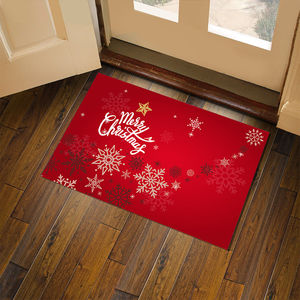 Jupe de sapin de Noël lavable réutilisable en tissu épais et doux, design rond pour couvrir la base du sapin de Noël, accessoire festif d'intérieur - Product Image 1