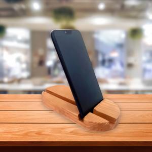 Soporte para Móvil de Madera 100% Natural, Artesanía India, con Logotipo Personalizado, para el Hogar, Dormitorio, Mesa, Escritorio, Soporte de Almacenamiento al Precio Más Bajo - Product Image 6