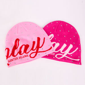 Bonnet en tricot extensible unisexe, bonnet d'hiver confortable, approvisionnement en vrac - Product Image 3