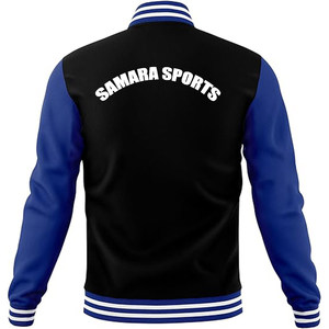 Chaquetas universitarias ligeras Béisbol Letterman Parche bordado Logotipo personalizado Impresión Mangas completas Chaquetas universitarias para jóvenes - Product Image 3
