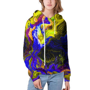 Ajuste ajustable Regular transpirable de secado rápido a prueba de viento personalizado mujeres transpirable Top Sudadera con capucha Casual mujeres Sudadera con capucha de gran tamaño - Product Image 1