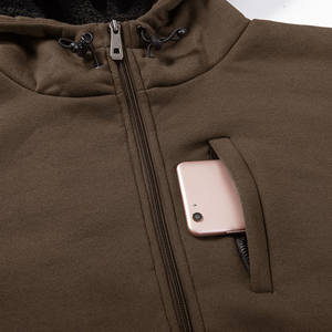 Sweat-shirts pour hommes avec designs personnalisés, impression en relief du logo, sweat-shirt surdimensionné de qualité supérieure, fermeture éclair intégrale, coton, sweat-shirts vierges pour hommes - Product Image 4