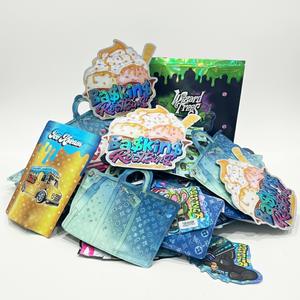 Bolsas de Mylar con Cierre Hermético, Impresión Personalizada, Reutilizables, de 3.5g, para <span class=keywords><strong>Galletas</strong></span> y Dulces, con Forma Especial, a Prueba de Olores, con Recorte - Product Image 2