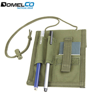 Porte-passeport tactique respirant et confortable sur mesure, organiseur de documents de voyage, MOLLE en nylon multi-usages pour l'extérieur