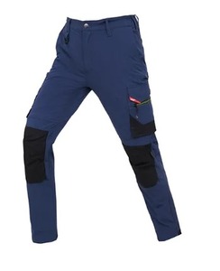 High-Stretch Canvas Casual <b>Work</b> Trousers Multi-Pocket Breathable Wear-Resistant Hiking Pants Men <b>Knee</b> <b>Pads</b> Waterproof - Product Image 4
