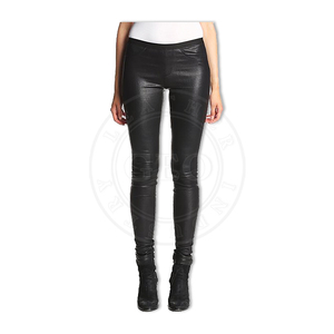 Última colección de pantalones de cuero de vestir de alta calidad para mujer - Product Image 1