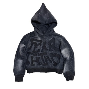 Sudaderas con Capucha de Lujo Estilo Streetwear, Lavadas con Ácido, de Gran Gramaje, con Bordado Personalizado, 100% Algodón Felpa, Ecológicas - Product Image 1