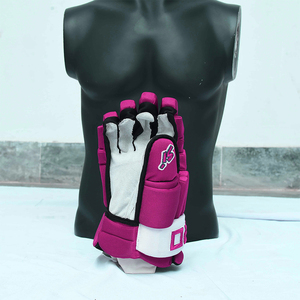 Customizable Ice <b>Hockey</b> Gloves With <b>Field</b> <b>Hockey</b> <b>Stick</b> Offering Hand Protection Logo for Players All Sizes - Product Image 2