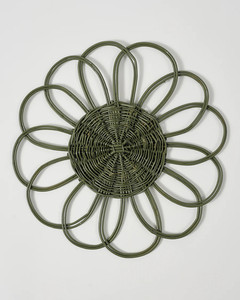 คอลเลกชันใหม่2025!!!-หวายธรรมชาติสีสันสดใสเป็นมิตรกับสิ่งแวดล้อมแผ่นจานตกแต่งบนโต๊ะอาหารสำหรับงานแต่งงาน - Product Image 2