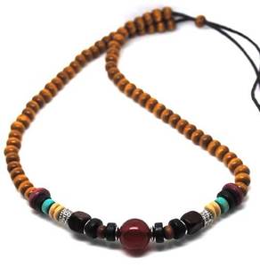 Élégant collier de perles en résine noire et ivoire fait à la main Chunky Statement Choker pour les femmes Fashion Jewelry Gift - Product Image 5