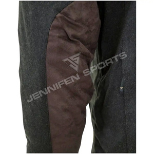 Veste de chasse et de safari pour homme en laine 100% coupe-vent tactique d'hiver en gros avec fermeture éclair sur le devant - Product Image 5
