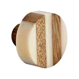 PERILLAS DE PUERTA DE PIEDRA DE MÁRMOL ALTAMENTE PULIDAS CON FORMA Y TAMAÑO PERSONALIZABLES CON METAL DE LATÓN, Color Personalizado, Hecho en India - Product Image 4