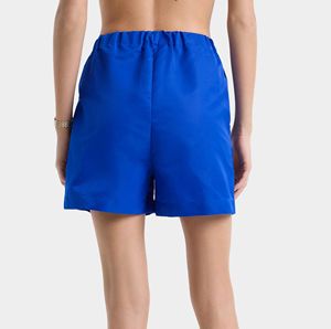 Pantalones cortos con logotipo personalizado para mujeres, pantalones cortos de cintura alta para mujeres y niños, pantalones cortos de motorista para entrenamiento juvenil, pantalones cortos de nailon para correr, Yoga, gimnasio - Product Image 2