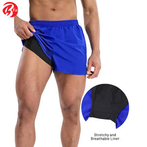 Pantalones cortos de entrenamiento informales transpirables ajustados multifuncionales para gimnasio, pantalones cortos para correr para hombre, recién llegados, pantalones cortos para correr - Product Image 2