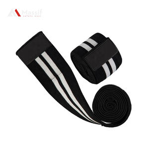 high elastic custom long Weightlifting knee wraps Custom Elastic Heavy Duty Fitness Knee Wraps for gym <b>Weight</b> <b>lifting</b> knee wraps - Product Image 6