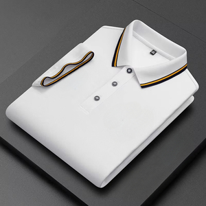 Polo de manga corta de verano para hombre transpirable personalizado de alta calidad, camiseta de media manga para hombre - Product Image 2