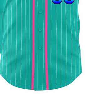 Uniforme de béisbol de poliéster personalizado de estilo más nuevo, uniforme de media manga, uniforme de béisbol más vendido - Product Image 4