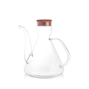 Huileur en verre borosilicate de 1000 ml pour ustensiles de cuisine, pièce essentielle écologique par Seen-it Spain, modèle A0022, pour une cuisson efficace - Product Image 1