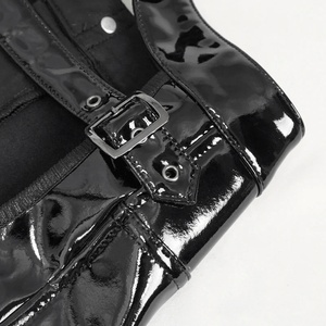 Overol Clásico de Cuero para Mujer, Diseño de Cuero Genuino, Transpirable, Corte Estilo Booty de Cintura Alta - Product Image 2